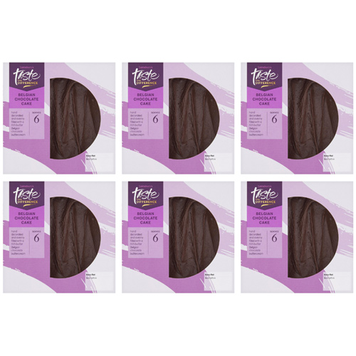 Sainsbury's Chocolate Cake, Taste the Difference (Bulk Buy Pack Of 6)