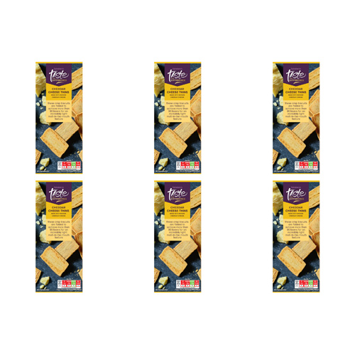 Sainsbury's Cheddar Cheese Crispies, Taste the Difference (Bulk Buy Pack Of 6)