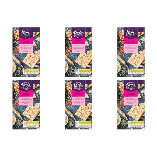 Sainsbury's Classic Crackers, Taste the Difference (Bulk Buy Pack Of 6)