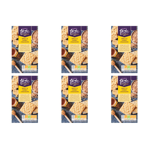 Sainsbury's Spelt & Honey Crackers, Taste the Difference (Bulk Buy Pack Of 6)