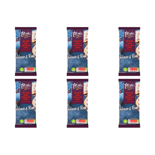 Sainsburys Taste The Difference Belgian Dark Chips (Bulk Buy Pack Of 6)