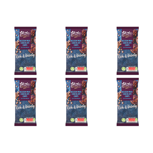 Sainsburys Taste The Difference Belgian Milk Chips (Bulk Buy Pack Of 6)