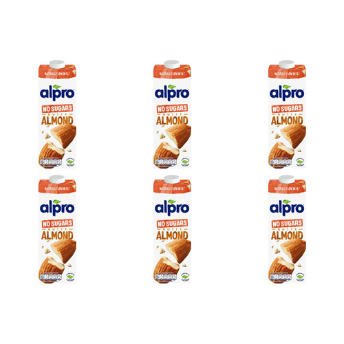 Alpro Almond Unsweetened (Bulk Buy Pack Of 6)