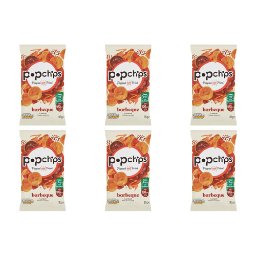 Popchips Barbecue Popped Chips (Bulk Buy Pack Of 6)