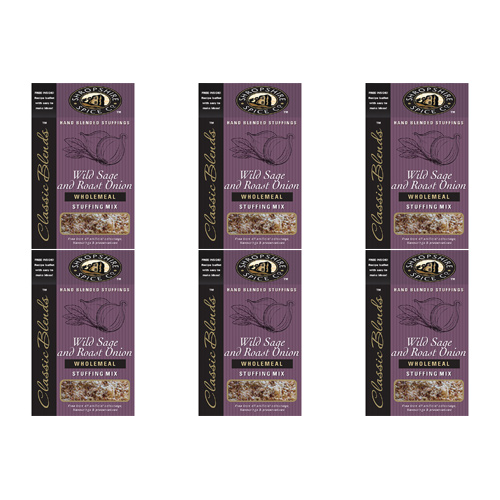 Shropshire Spice Wild Sage & Roast Onion Wholemeal Stuffing Mix (Bulk Buy Pack Of 6)