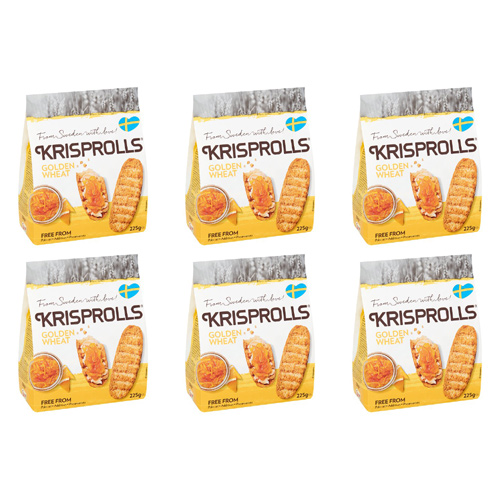 Pagens Golden Krisprolls (Bulk Buy Pack Of 6)