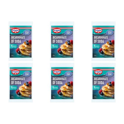 Dr. Oetker Bicarbonate Of Soda Sachets 6 x 7g (Bulk Buy Pack Of 6)