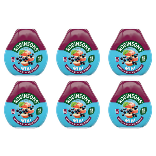 Robinsons Mini Apple & Blackcurrant (Bulk Buy Pack Of 6)