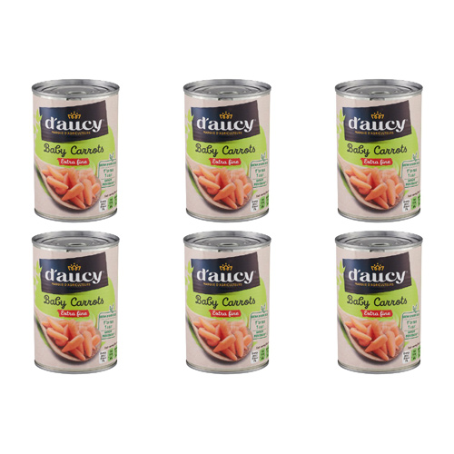 D'aucy Baby Carrots (Bulk Buy Pack Of 6)