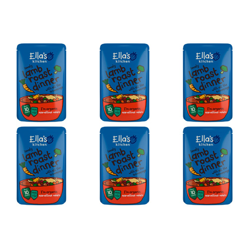Ellas Kitchen 10 Months Lovely Lamb Roast Dinner (Bulk Buy Pack Of 6)