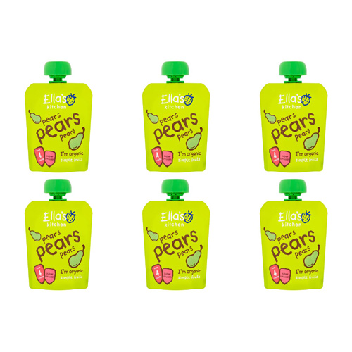 Ellas Kitchen 4 Months Pears Pears Pears (Bulk Buy Pack Of 6)