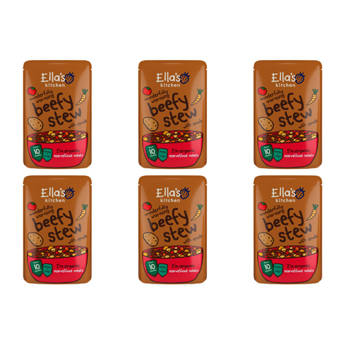 Ellas Kitchen 10 Months Wonderfully Warming Beef Stew (Bulk Buy Pack Of 6)