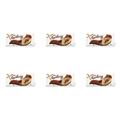 Galaxy Milk Chocolate Bar Large (Bulk Buy Pack Of 6)