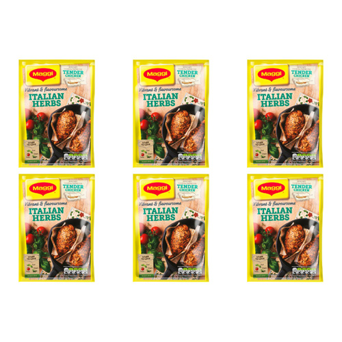 Maggi So Tender Italian Herbs (Bulk Buy Pack Of 6)