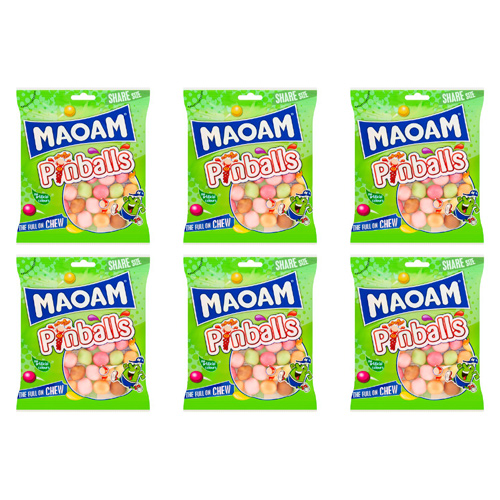 Haribo Maoam Pinballs (Bulk Buy Pack Of 6)