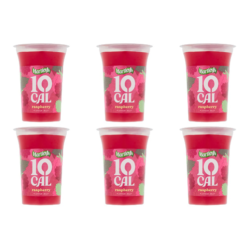 Hartleys Raspberry 10cal Jelly (Bulk Buy Pack Of 6)