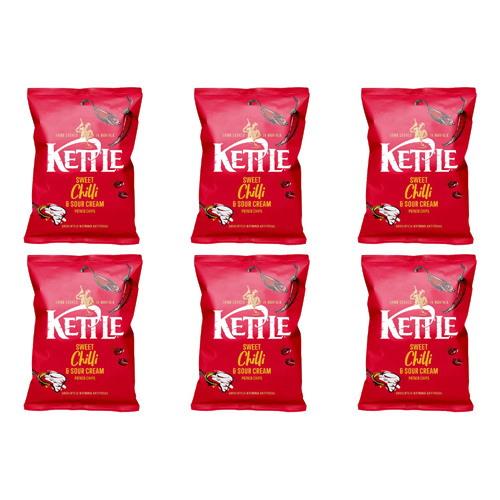 Kettle Chips Sweet Chilli & Sour Cream (Bulk Buy Pack Of 6)