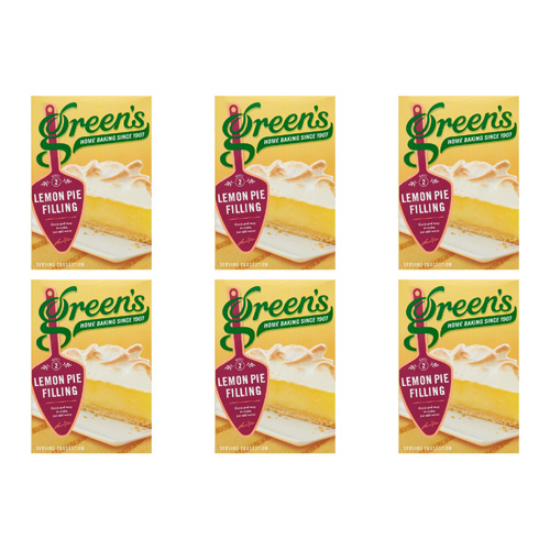 Greens Lemon Pie Filling 2 x 70g (Bulk Buy Pack Of 6)