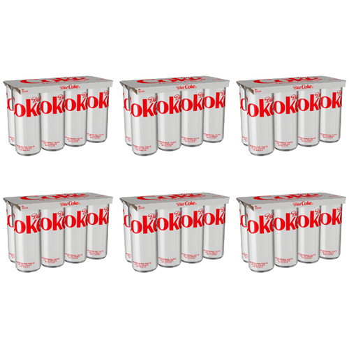 Diet Coke 8 x 330ml (Bulk Buy Pack Of 6)
