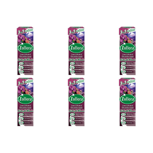 Zoflora 3 in 1 Concentrated Disinfectant Various 1 Fragrance Supplied (Bulk Buy Pack Of 6)