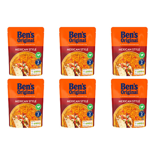 Ben's Original Express Mexican Rice (Bulk Buy Pack Of 6)