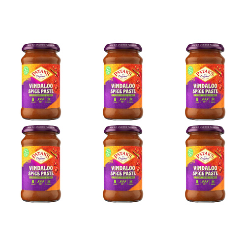Pataks Vindaloo Spice Paste (Bulk Buy Pack Of 6)