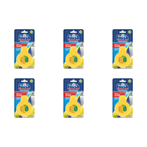 Finish Dishwasher Freshener Lemon (Bulk Buy Pack Of 6)