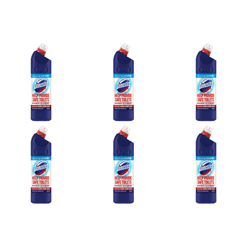 Domestos Blue Original Bleach (Bulk Buy Pack Of 6)