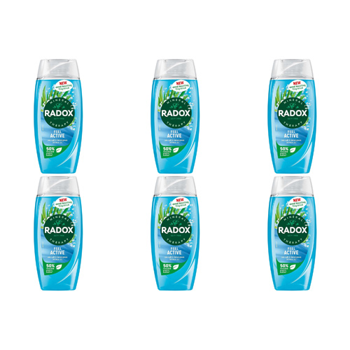 Radox Shower Gel Active (Bulk Buy Pack Of 6)