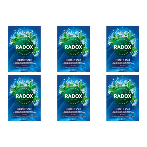 Radox Bath Salts Muscle Soak (Bulk Buy Pack Of 6)