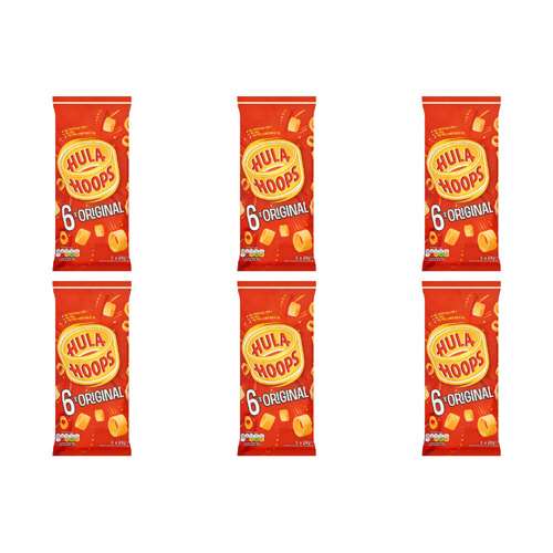 KP Hula Hoops Original 6 Pack (Bulk Buy Pack Of 6)