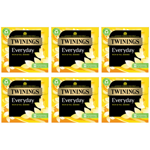 Twinings Everyday 80 Teabags (Bulk Buy Pack Of 6)