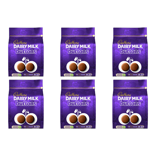 Cadbury Giant Buttons (Bulk Buy Pack Of 6)