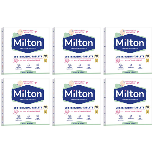 Milton Sterilising Tablets 28 Pack (Bulk Buy Pack Of 6)