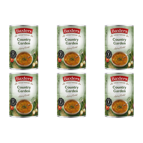 Baxters Vegetarian Country Garden Soup (Bulk Buy Pack Of 6)