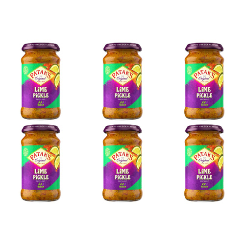 Pataks Lime Pickle (Bulk Buy Pack Of 6)