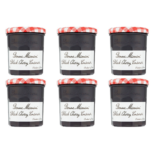 Bonne Maman Black Cherry Conserve (Bulk Buy Pack Of 6)