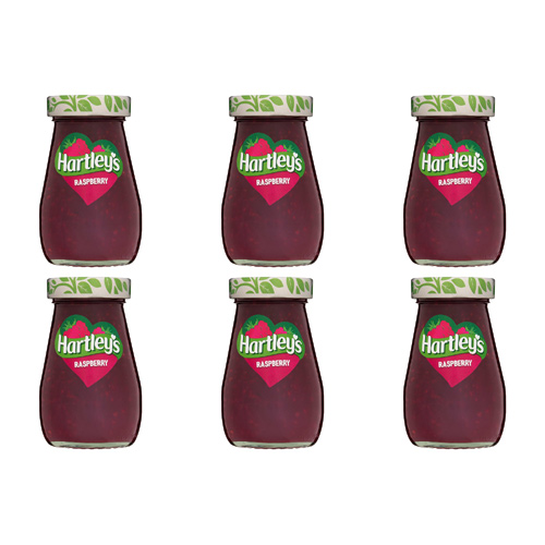 Hartleys Best Raspberry Jam (Bulk Buy Pack Of 6)