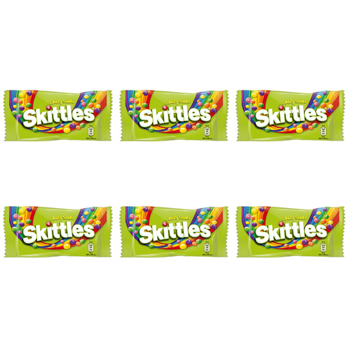 Skittles Sour (Bulk Buy Pack Of 6)