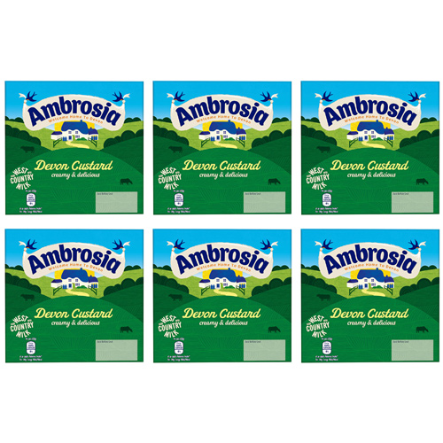 Ambrosia Custard 4 Pack (Bulk Buy Pack Of 6)