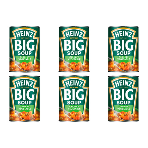 Heinz Big Soup Chunky Vegetable Soup (Bulk Buy Pack Of 6)