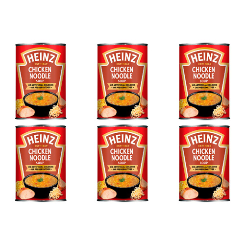 Heinz Chicken Noodle Soup (Bulk Buy Pack Of 6)