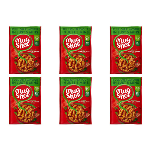Mug Shot Pasta Snack Tomato & Herb (Bulk Buy Pack Of 6)