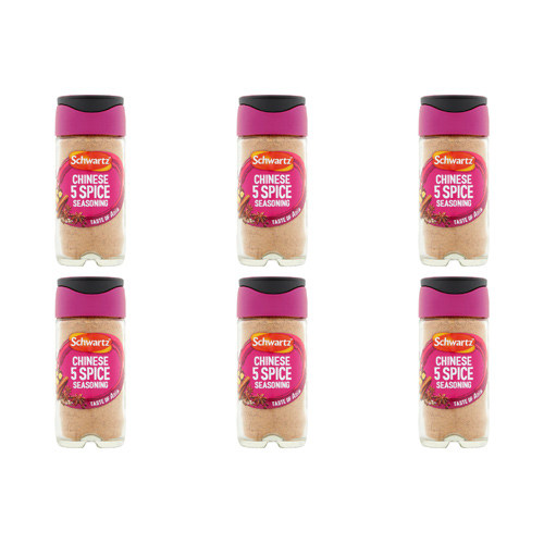 Schwartz Chinese 5 Spice Seasoning (Bulk Buy Pack Of 6)