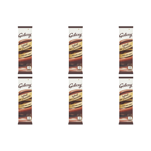Galaxy Instant Hot Chocolate Sachet (Bulk Buy Pack Of 6)