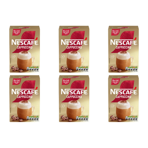 Nescafe Gold Cappuccino 8s (Bulk Buy Pack Of 6)