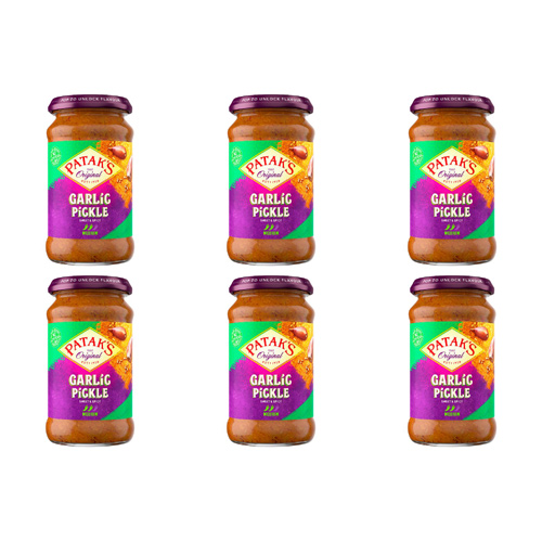 Pataks Garlic Pickle (Bulk Buy Pack Of 6)