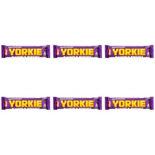 Nestle Yorkie Raisin and Biscuit (Bulk Buy Pack Of 6)