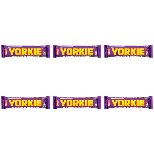 Nestle Yorkie Raisin & Biscuit - 24 x 44g (Bulk Buy Pack Of 6)