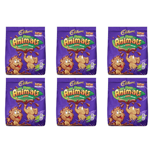 Cadbury Chocolate Animals 5 Pack (Bulk Buy Pack Of 6)